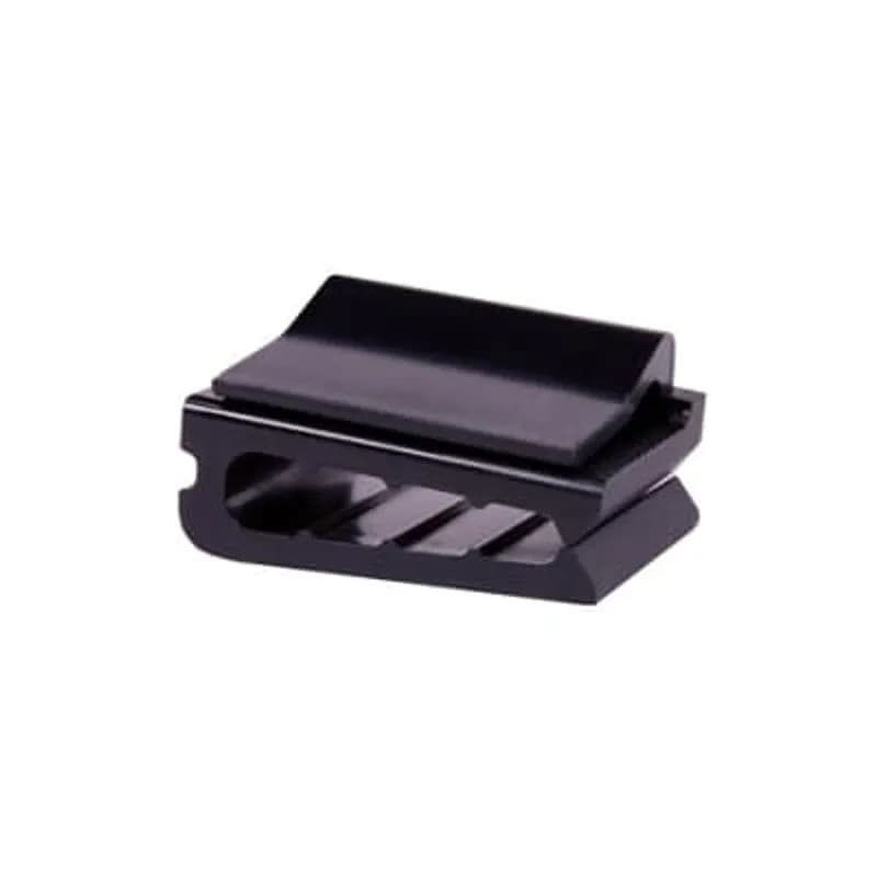 Cable Edge 90 Degree Solar Clip, Heat-Stabilized Nylon 6.6, Black, Weather Resistant, Operating Temperature -40 to 105 Degrees Celsius (-40 to 220 F), Maximum Cable Diameter 7.87mm (0.31 Inch), Cable Capacity to Four (4) #10 AWG Solar PV Control Cables