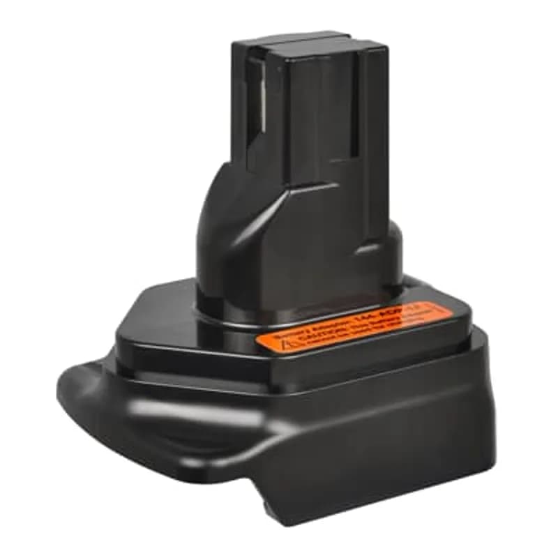 ABB - Installation Products 144-ADP-LI - Adapter for Lithium-Ion Battery to Convert TBM Series Battery Tools. For use with Battery 144-BAT-LI and TBM14CR-LI or TBM15CR-LI only. 6.05 x 12.87 inch, Weight .4 pounds, 3.0 Ah, Output 14.4 VDC. Converts older TBM series battery tools with poke-in style battery to the new Li-ion battery platform, allowing for higher productivity as batteries are interchangeable across the Li-ion tools.