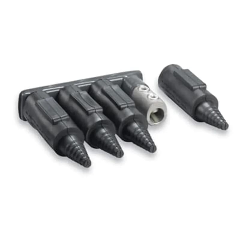 ABB - Installation Products UH1000-2R - Aluminum Flood-Seal Twin-Screw Mechanical Connectors - UH 1000 series with Twin-Screw one-way configuration, conductor range 2-1000, length 4-13/16 inch, outlets 2