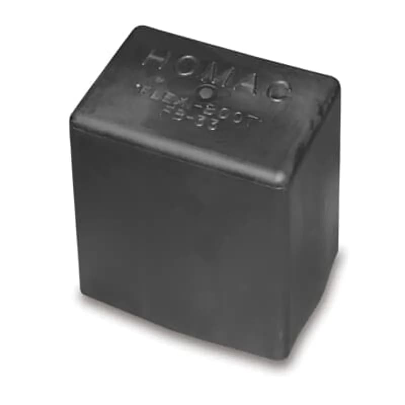 ABB - Installation Products FB 33 BOOT-HM - Pedestal Insulating Boot 5.18 inch High, 4.9 inch Long, 3.55 inch wide at Bottom, 3.16 inch wide at Top. TPR Rubber