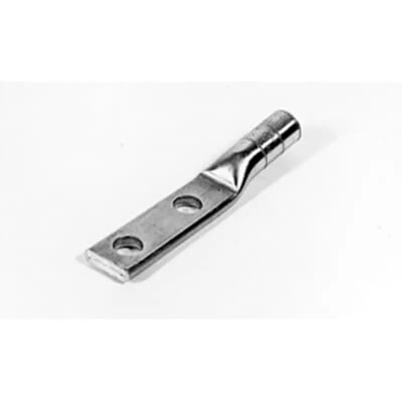 ABB - Installation Products AL250 NTN / SA4/0NTN - Tin Plated Aluminum Compression Lug, 250 kcmil, AL9CU UL listed. 4/0 Stranded, 4/0 or 6/1 ACSR, 250-300 Compact, 246.9 AAAC. Installing Dies TX, 76, 249, 840, 11A. Bolt size 1/2 inch, Two hole NEMA pad, Length 6 inches, Barrel 1-15/16 inches, Pad 1-15/64 inch wide x 3-11/32 inch long x 19/64 inch thick. (2) 9/16 inch Diameter holes on 1-3/4 inch centers. Oxide Inhibitor. Red Cap.