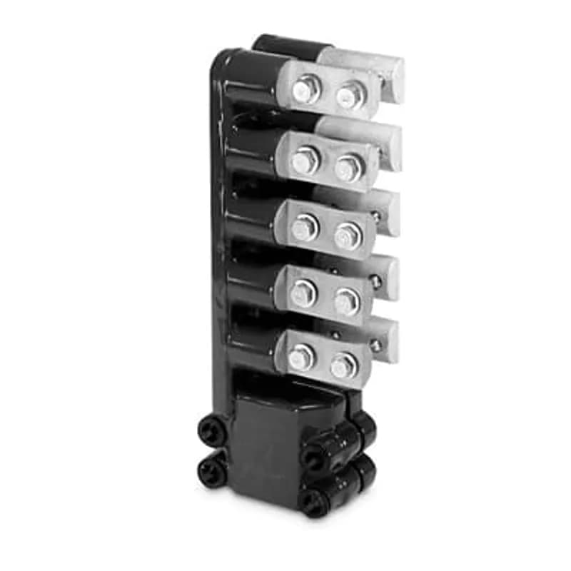 ABB - Installation Products FTH 44-175-30 CU - Copper 175 Series Clamp-On Style Transformer and Network Protection Connectors - horizontal cable leads, height 14-3/8 in stud size 3 in, outlets 8