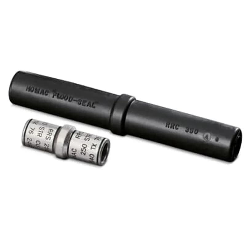 ABB - Installation Products RRK 250 CU - Copper Compression Splice Kits, Wire Range 250, Connector Length 4-1/2 Inches, Insulator Length 7-1/2 Inches, Dies 840,249,11a, No Color Code. For Copper Conductors Only.
