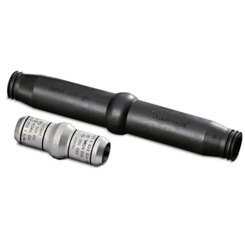 ABB - Installation Products RRK 500 CU - Copper Compression Splice Kits, Wire Range 500, Connector Length 6-3/4 Inches, Insulator Length 10-3/4 Inches, Dies 840,tx,76,249,11a, No Color Code. For Copper Conductors Only.