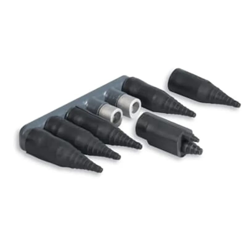 ABB - Installation Products SHC 3 - Aluminum Flood-Seal Mechanical Connectors with Streetlight option, dual rated, PVC insulated, cable range feeder outlet S/L 6-350, outlets 3, length 5-1/4 in