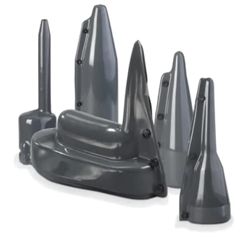 ABB - Installation Products WL 3.5-16-HM - Wild life protector, height 16 inch, inside width 3-1/2 inch with 7/8 inch wide Flange with Four 1/4 inch diameter holes. Gray PVC. Includes 4 Grommets. Precision molded in virgin PVC - contaminant-free, safe for contact with wildlife.