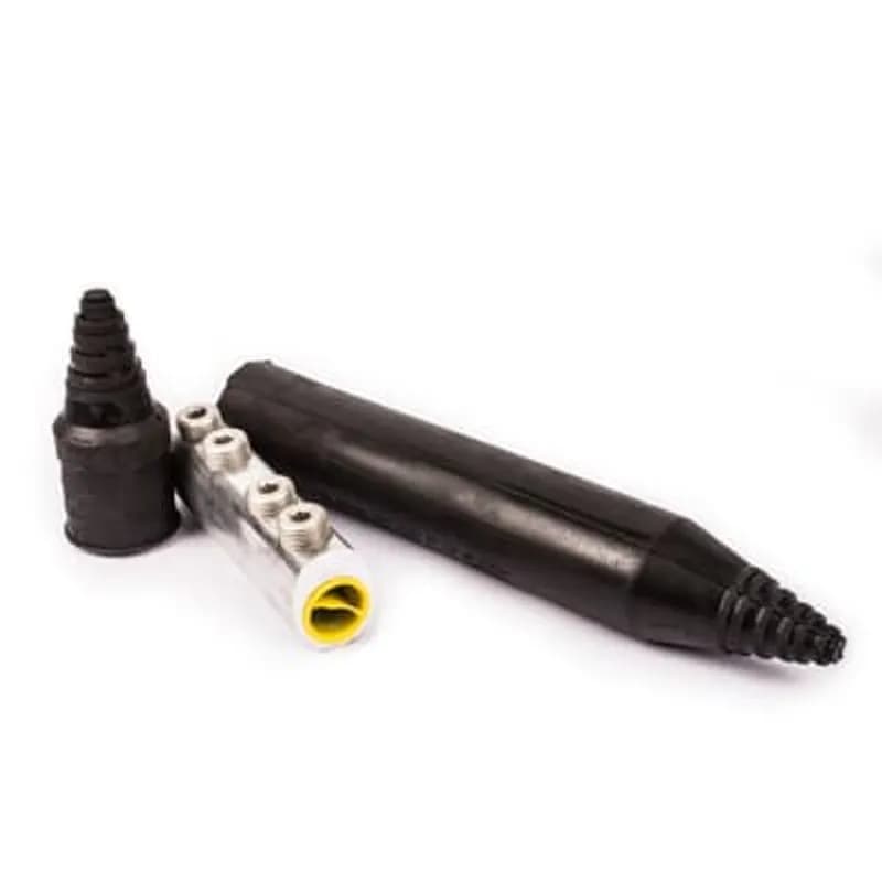 ABB - Installation Products USK 500 LTN - Flood Seal, Aluminum Mechanical Splice kit, Marked for Conductor Ranges 2/0-500 kcmil, Aluminum and Copper, Tin Plated, 7-1/2 inch long connector, 2 screws per side.