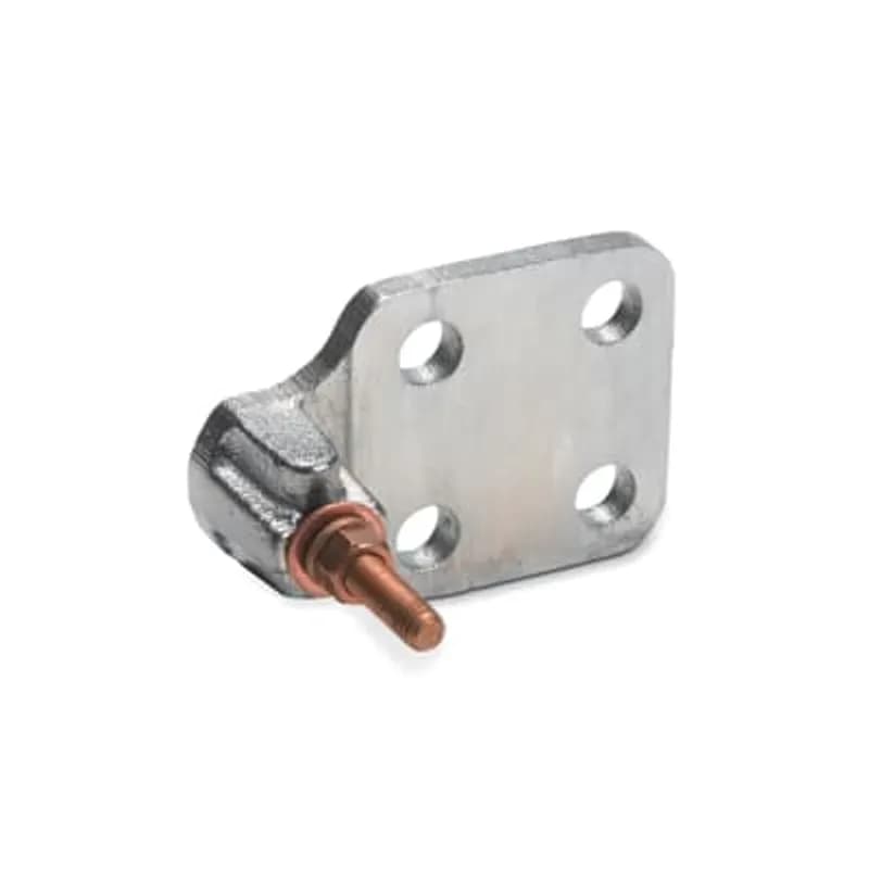 ABB - Installation Products TPH-4N - Tin Plated Bronze Transformer Bushing Pad, Four 9/16 inch Diameter Mounting Holes on 1-3/4 inch Centers, Pad Length 3 inch, Width 4-1/2 inch, Pad Thickness 3/8 inch. Height not counting Bolt 1-35/64 inch. Includes Silicone Bronze Hardware: One 3/8-16 x 3 inch Bolt, One 3/8 Inch Lock Washer, One 3/8 inch Flat Washer, One 3/8-16 Nut. One 5/16 x 7/16 x 1/16 O-Ring.