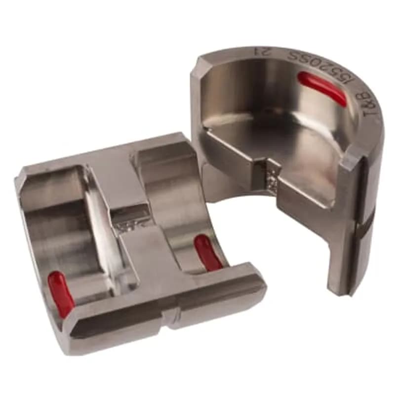 ABB - Installation Products 15520SS - Die for 12-14 Ton Tools for #8 CU, #10 Al, Die Color Red, Die Code 21