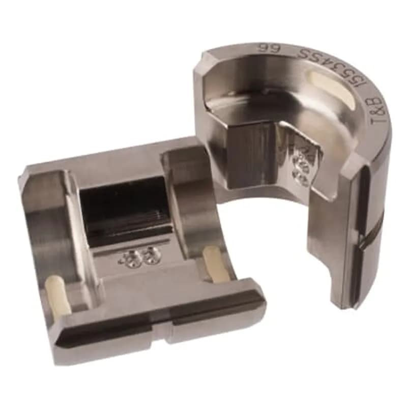 ABB - Installation Products 15534SS - Die for 12-14 Ton Tools, 300 kcmil Copper, 4/0 Aluminum, Die Color White, Die Code 66H