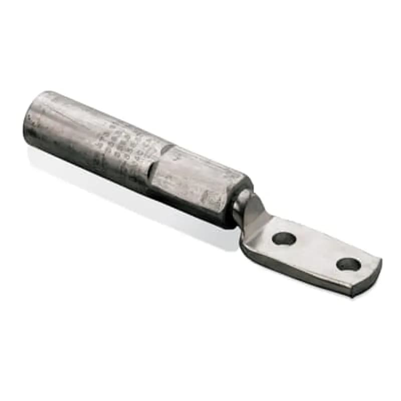 ABB - Installation Products CPL 1000-58 - Bi-Metallic Compression Lug, One-Hole NEMA Pad, Pad 1.700 inch x 1.500 inch wide. Bolt Hole .687 inch Diameter - Conductor Size 954 to 1000 kcmil, 795 (26/7) 954 (45/7) ACSR. Dies 140H, 301, 342, 724, 1 1/2. Oxide Inhibiting Compound, Sealant, Brown Cap. For ACSR or Aluminum Conductors.