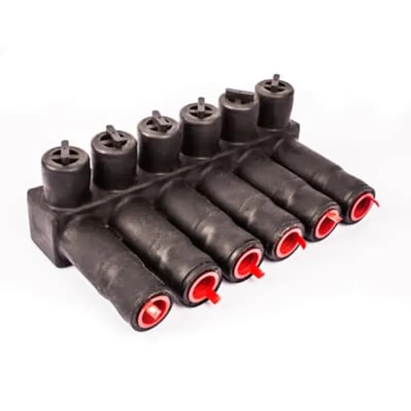 ABB - Installation Products RAB 65 C - Aluminum Flood-Seal Multi-Port Connectors - RAB 500 Series, cable range 12-500, length 9 inch, 229 mm, ports 6