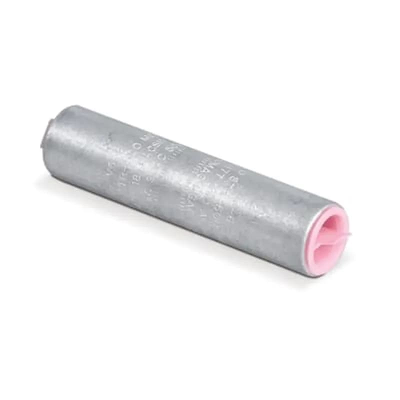 ABB - Installation Products SGAC 3/0 - Aluminum Multi-Range Dieless Compression Splices - Minimum Tension, Wire Range #8 Solid - 3/0 Stranded, Installing Tool - VC-5/VC-6, Length 3 inch. Center Stop. Oxide Inhibitor. Black Caps. Dual Rated for use with Aluminum and Copper Conductors.
