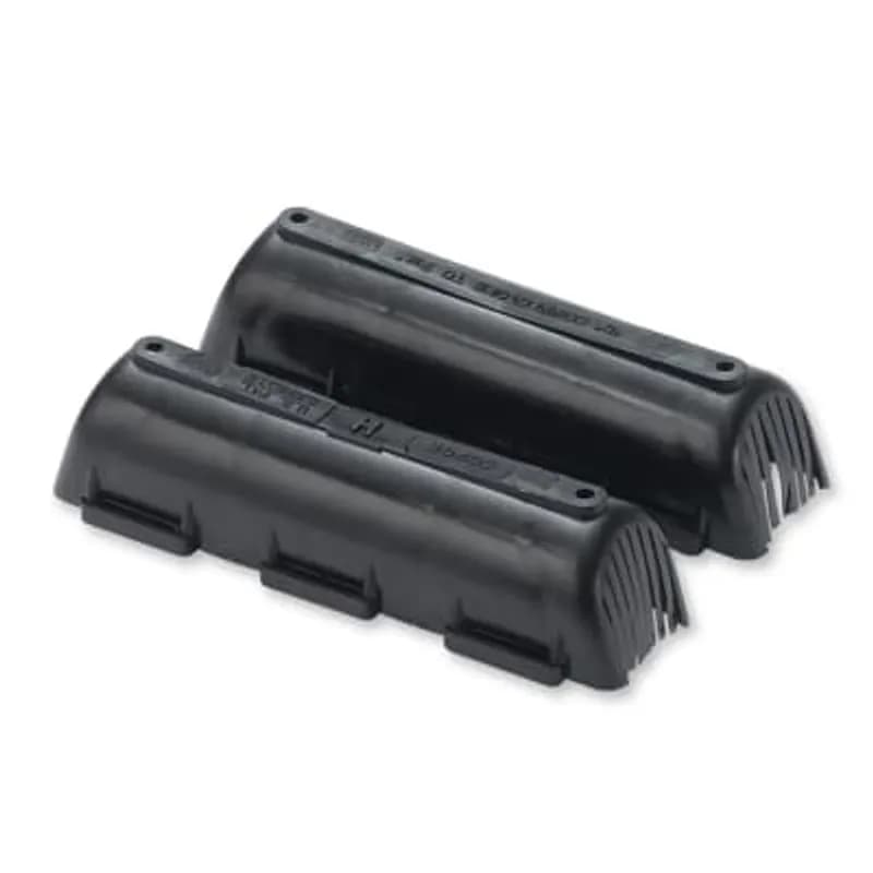ABB - Installation Products CN 600 B - Insulating Cover, H Type Connector Cover, 2-15/16 inch high X 6-7/6 inch long X 2 inch wide. Black Polypropylene