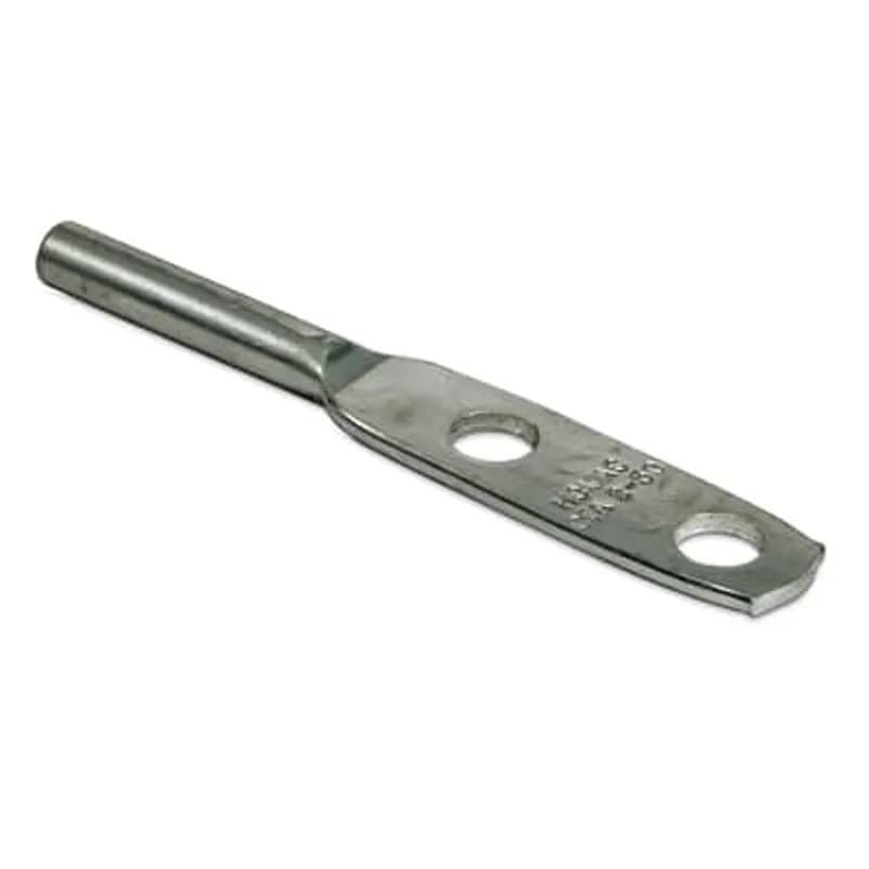 Tin-Plated Copper Overhead Transformer Eyebolt Adapter, pin diameter 1/2, exposed pin size 2-5/8 inch