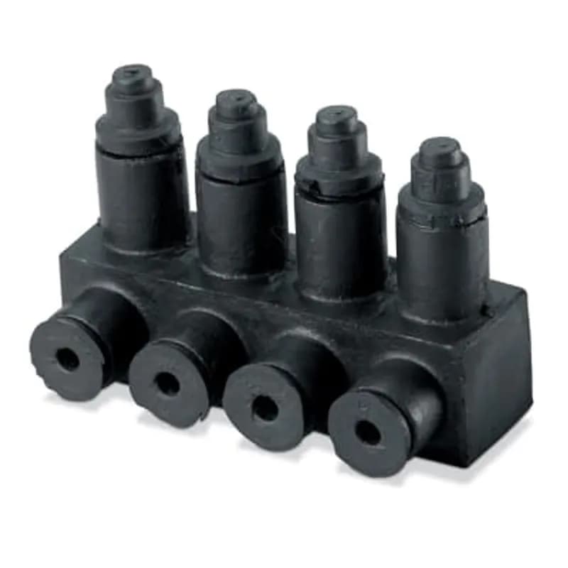 ABB - Installation Products RAB 1/0-8 - Multi Seal, Aluminum Insulated Bus Connector, #14 - 1/0, Aluminum and Copper, Eight Conductor, Mechanical Connector