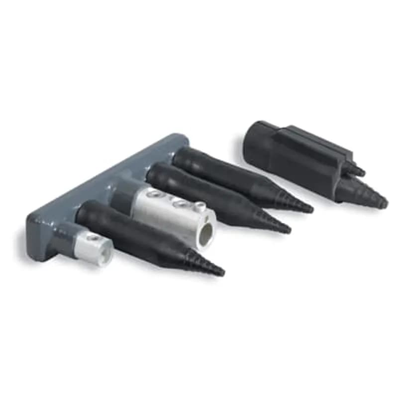 ABB - Installation Products UH 500-4 SLR - SweetHeart Aluminum Bus Connector, #2 - 500 kcmil, Dual Rated Aluminum and Copper, Four Conductor, 3 pieces