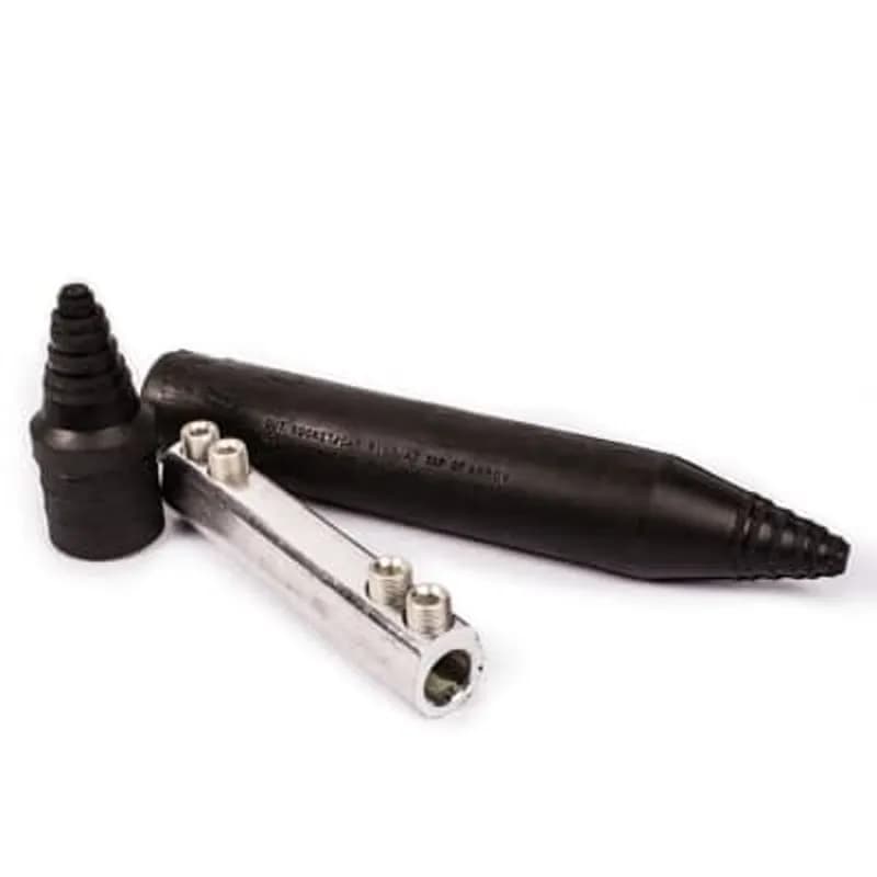 ABB - Installation Products USK 750 TN - Tin Plated Aluminum Mechanical Splice Two-Wire Kits, conductor range 250-750 connector length 16-1/16 inch, screws per side 2