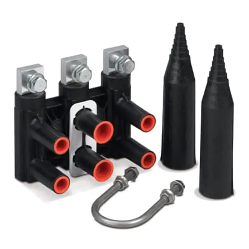 ABB - Installation Products SS2 K - Storm-Safe Breakaway Service Entrance Kits- two service base kit, contact block - 1, assembly - 1 U-bolt, insulating rockets - 2 Flood-Seal , bolts - 3, bolt size - 1/2-13