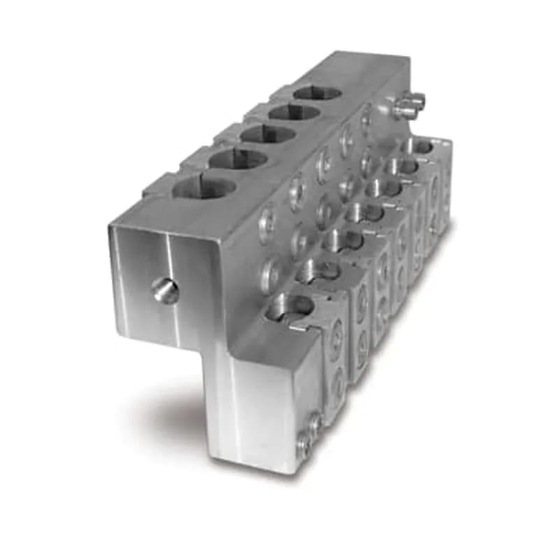 ABB - Installation Products ZBKW 2041-1.25 EZSL - Aluminum Transformer Connector, 1/0 - 1000 kcmil, Aluminum and Copper, Stud size 1 inch and 1-1/4 inch, Eight Conductor, secondary connector, Easy-On, StreetLight, 7.549 inches long.
