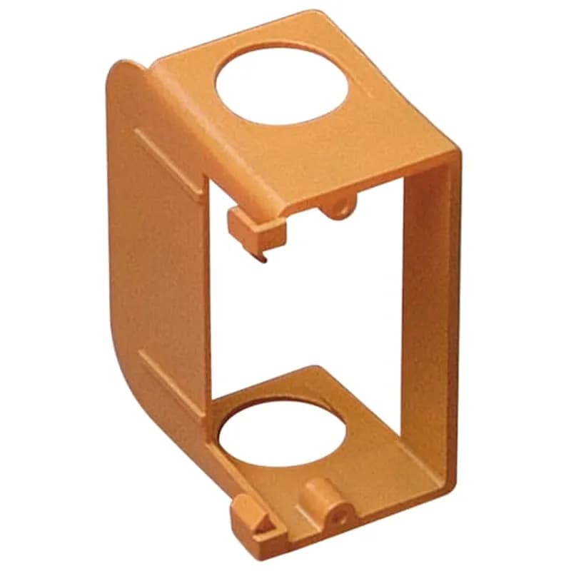 Single gang non-metallic low voltage add-on bracket, 3.68 Inch L x 1.80 Inch W.