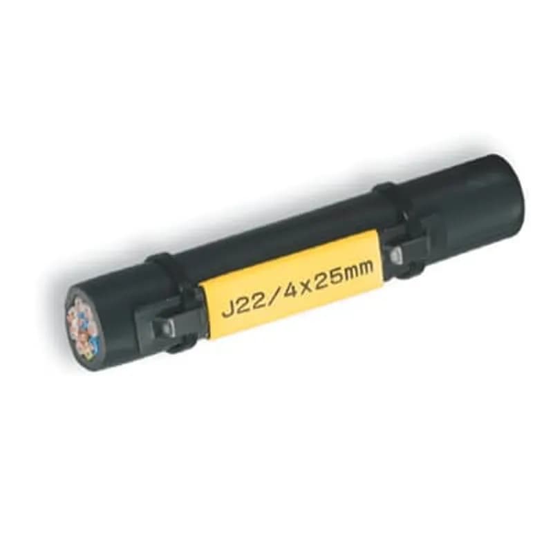 ABB - Installation Products PO-068TWSN4 - Oval Cable Markers - Series PO Profile, Diameter 6.8mm/7.0mm, Mounted on POH/PKH or Directly with Cable Tie, Color Yellow, Wire Range 13-11AWG, Packaging m on Compact Disc, Compatible Printers Promark T-800, MK10, MK10-DH, and SP2000