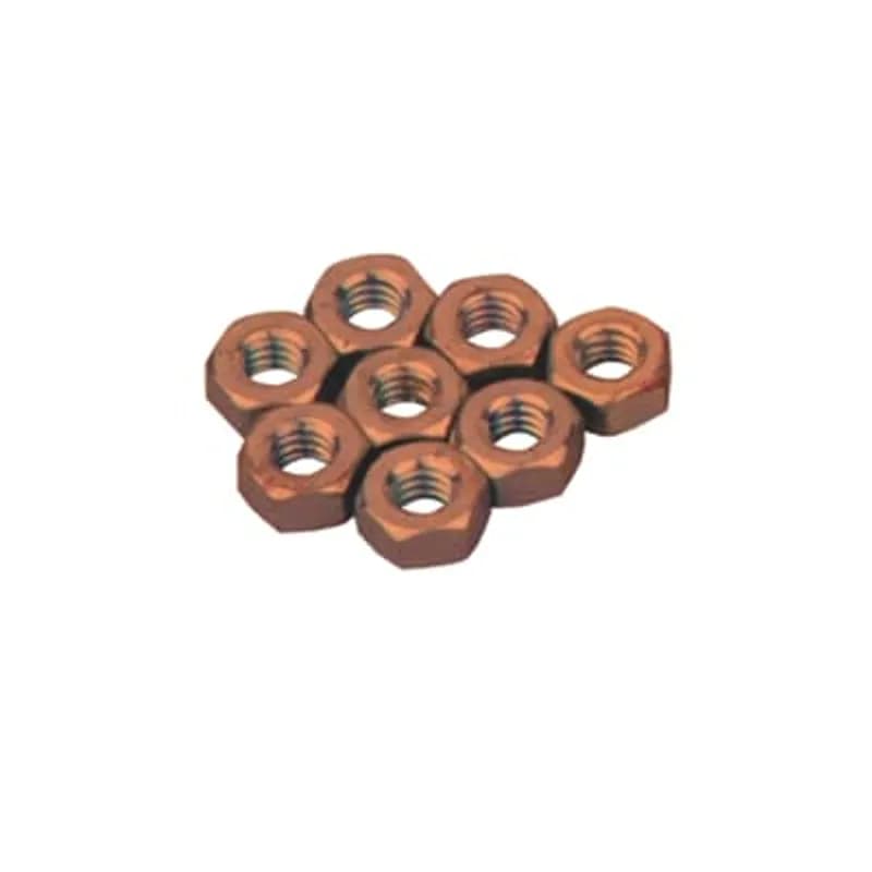 ABB - Installation Products 50010HN-C - Type HN - Silicon Bronze Hex Nut - Diameter 1/2 inches - 13 Threads per Inch