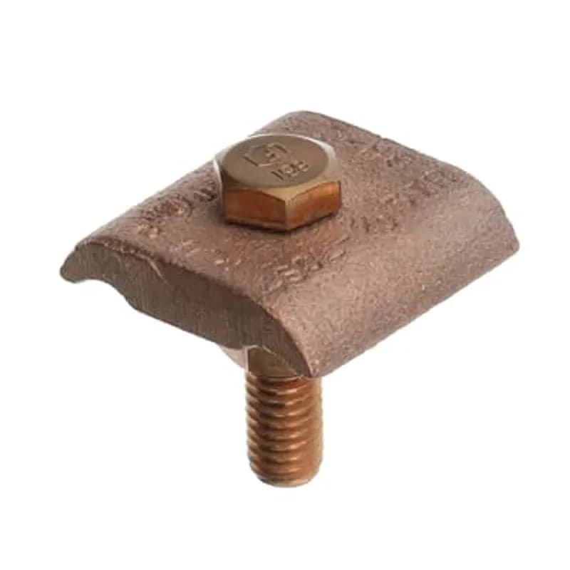 ABB - Installation Products GHS2-TB - Bronze Parallel Single Clamp - Conductor Range 4 solid - 2/0 Stranded, Wire Diameter Range .204 inch - .419 inch