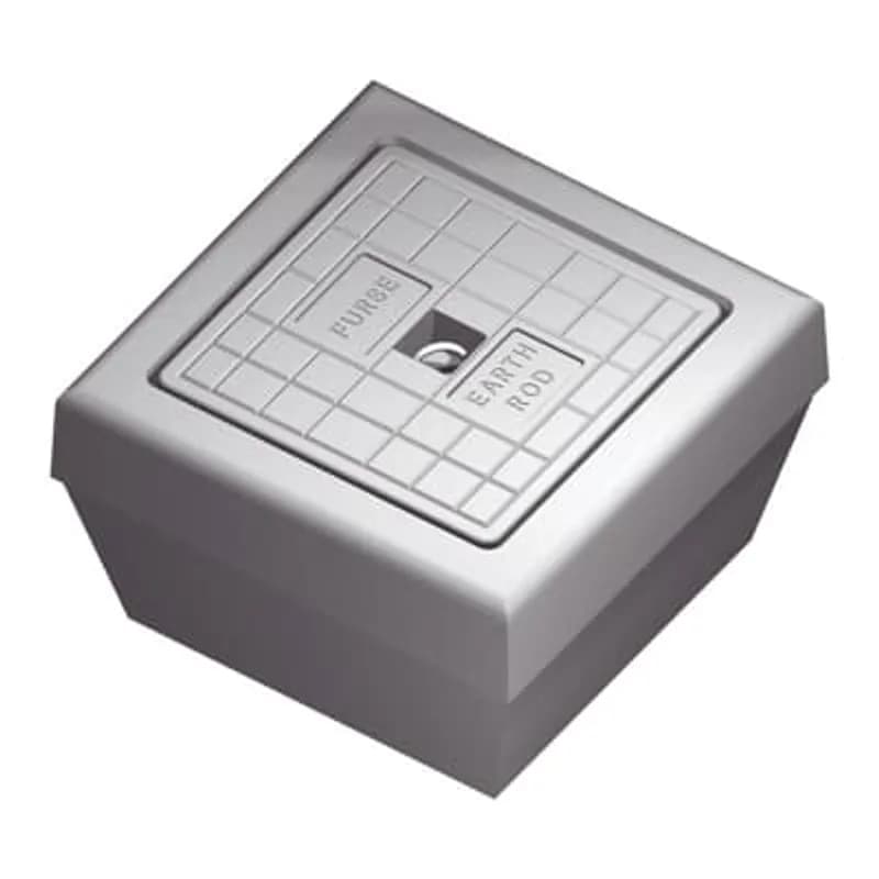 ABB - Installation Products PT005 - Concrete Inspection Pit for Earth Electrodes, Dimensions 12.60 Inches x 12.60 Inches x 7.56 Inches