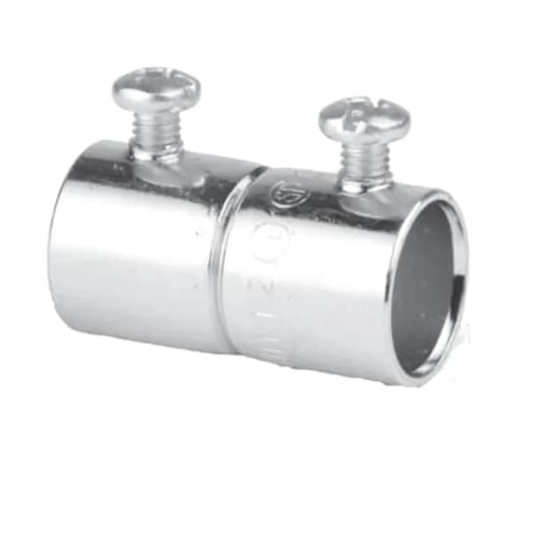 ABB - Installation Products CI5512 - EMT Set Screw Coupling, Concrete Tight, Trade Size 1-1/2 Inch, Material Steel