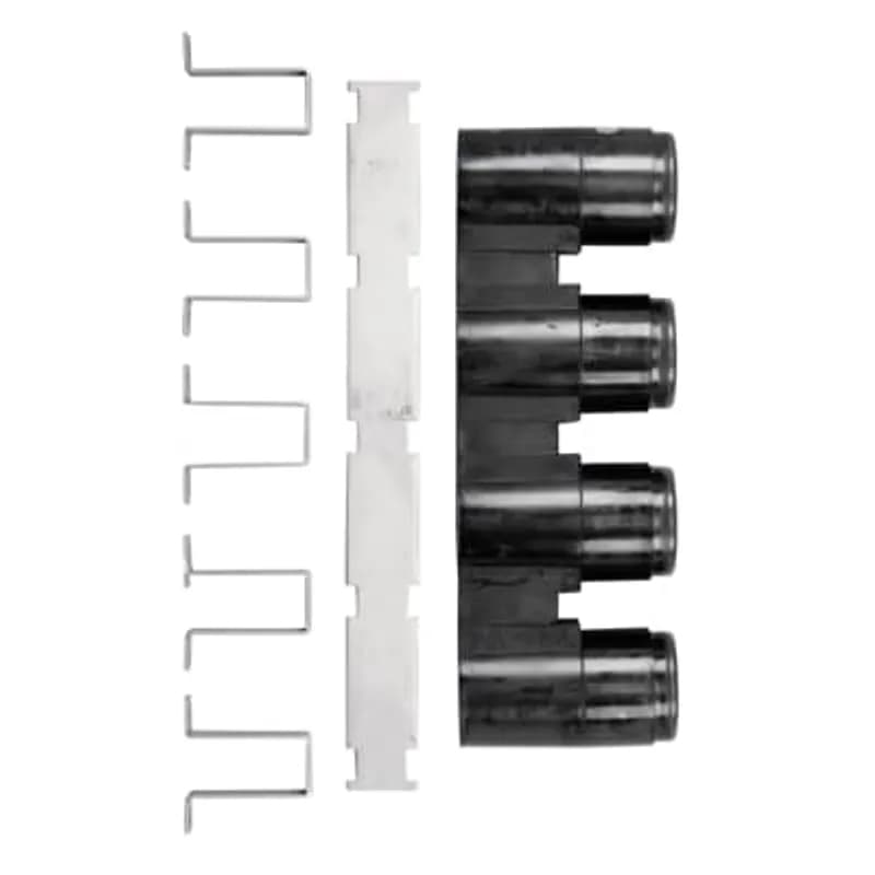 ABB - Installation Products K1601WJ4-5 - 15/25kV 200 Amp, loadbreak 4-way Well Junction with U Straps, Hardware package consists of U Straps and back plate only.