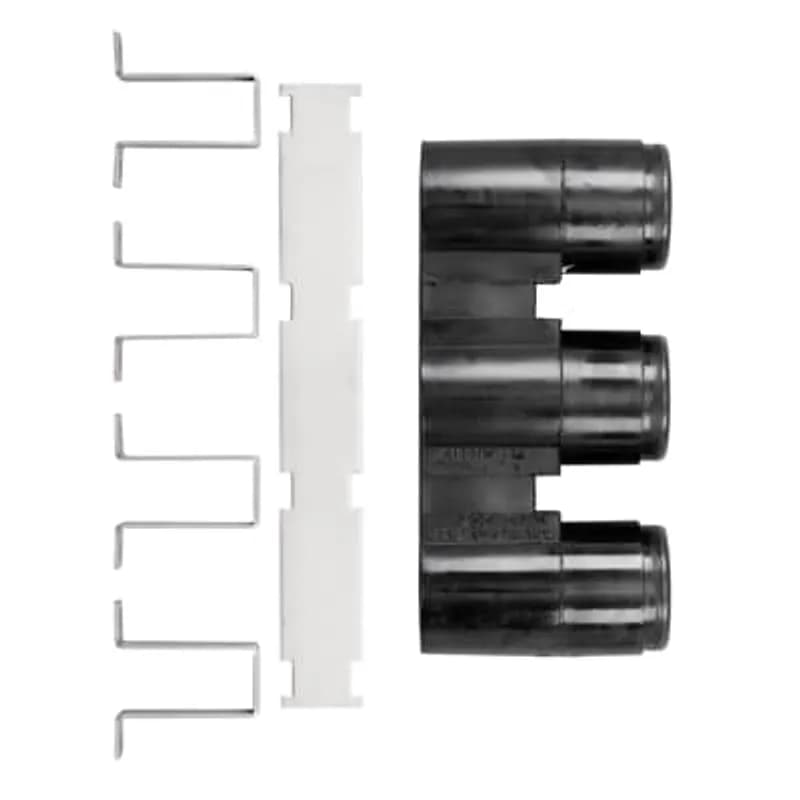 ABB - Installation Products K1601WJ3-5 - 15/25kV 200 Amp, loadbreak 3-way Well Junction with U Straps, Hardware package consists of U Straps and back plate only.