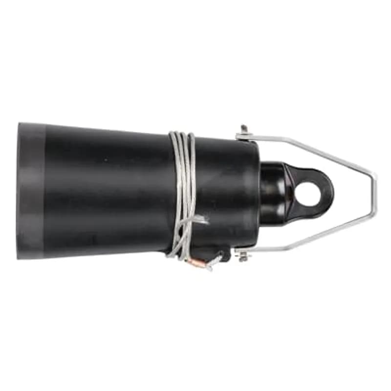 ABB - Installation Products 168DRG - 15kV 200 Amp, Loadbreak Insulated Cap with Ground Lead and Test Point, Equipped with insulated cuff. Has Brass Probe. Ground Lead #14 AWG. 3.00 inch Diameter, 7.88 inch Length.