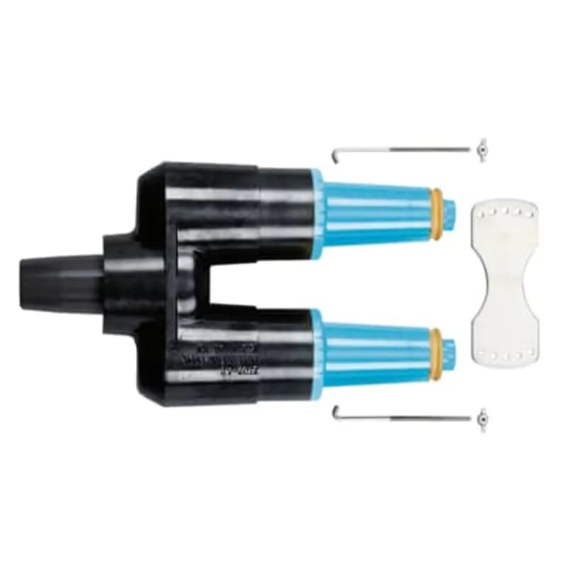 ABB - Installation Products 2702A1 - 25kV 200 Amp, Loadbreak Feed-Thru Insert. Fully rotatable for 360 degree positioning. Includes bail assembly to secure feed-thru insert to bushing well.