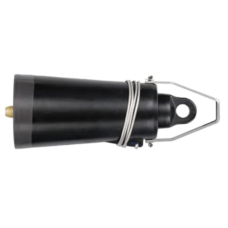 ABB - Installation Products 376DRG - 35kV 200 Amp, Loadbreak Insulated Cap with Ground Lead #14 AWG and Test Point, equipped with insulated cuff. Brass Probe. Diameter 3.13 inch, Length 8.56 inch.