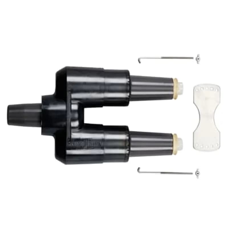 ABB - Installation Products 3702-A1 - 35kV 200 Amp, Loadbreak Feed-Thru Insert, rated for single phase applications only. Fully rotatable for 360 degree positioning. Includes bail assembly to secure feed-thru insert to bushing well.