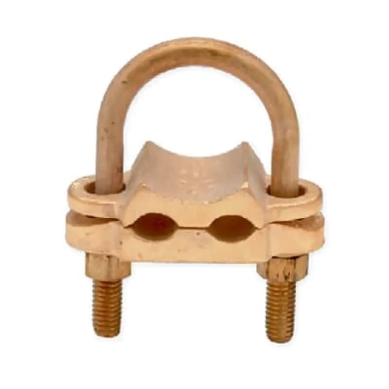 ABB - Installation Products GU21TB - Bronze Ground Clamp Connector - IPS 3, Conductor Range 2/0 Solid - 250kcmil, Wire Diameter Range .365-.575 Inches, Width 5 Inches/127mm