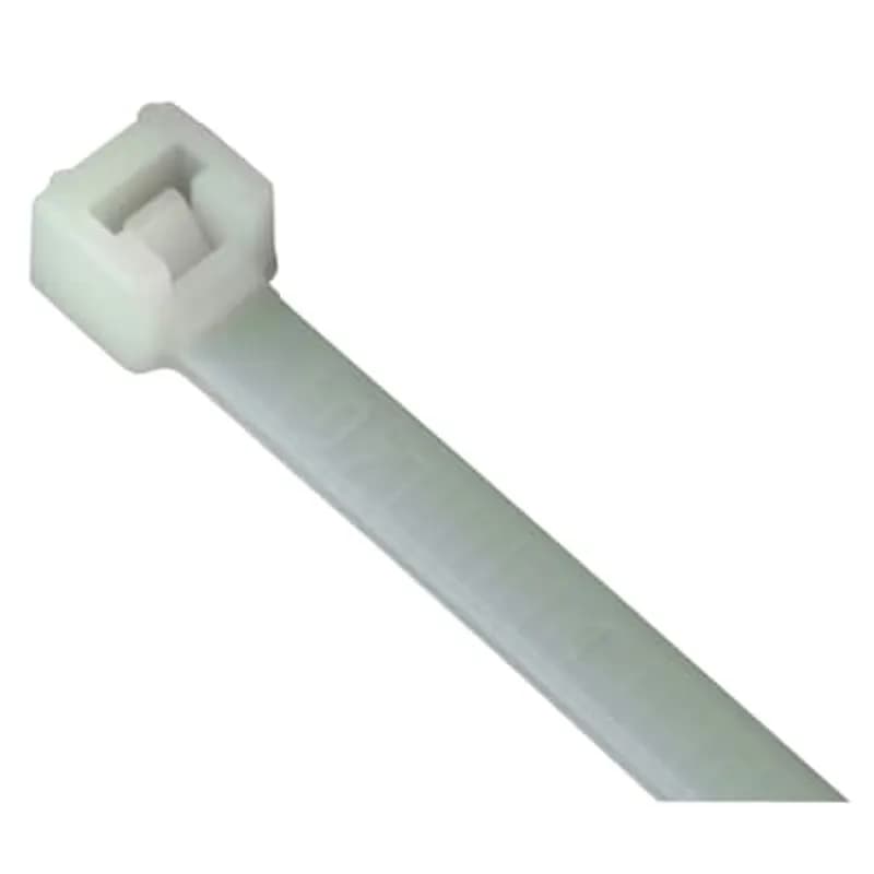 ABB - Installation Products TS2845HF - Flame Retardant Cable Tie, Natural Polyamide (Nylon 6.6) for Temperatures up to 85 Degrees Celsius (185 F), Length 280mm (11.02 Inches), Width 4.5mm (0.177 Inches), Tensile Strength Rating of 220 Newtons (50 Pounds)