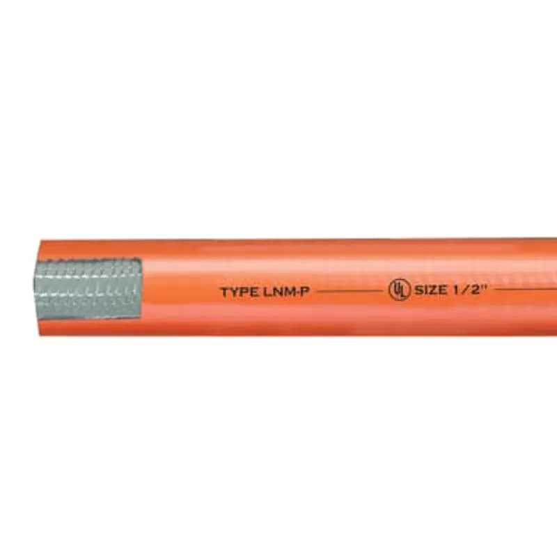 ABB - Installation Products LNMP150-15 - 1-1/2 Inch X 15 M, Flexible Non-metallic Core Conduit, Orange, Liquidtight
