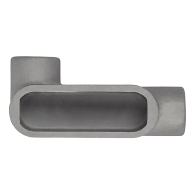 ABB - Installation Products LL17SA - 1/2 Inch Conduit Body, LL Shape, Form 7, For Use with Rigid/IMC Conduit, UL Standard, CSA Compliant, Fed Spec W-C-586D, Sand-Cast Aluminum Alloy