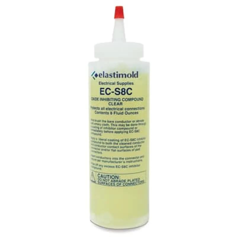 ABB - Installation Products EC-S8C - Oxide Inhibiting Joint Compound, Clear, 1/2 Pint, (8 Fluid Ounces), Protects All Electrical Connections.
