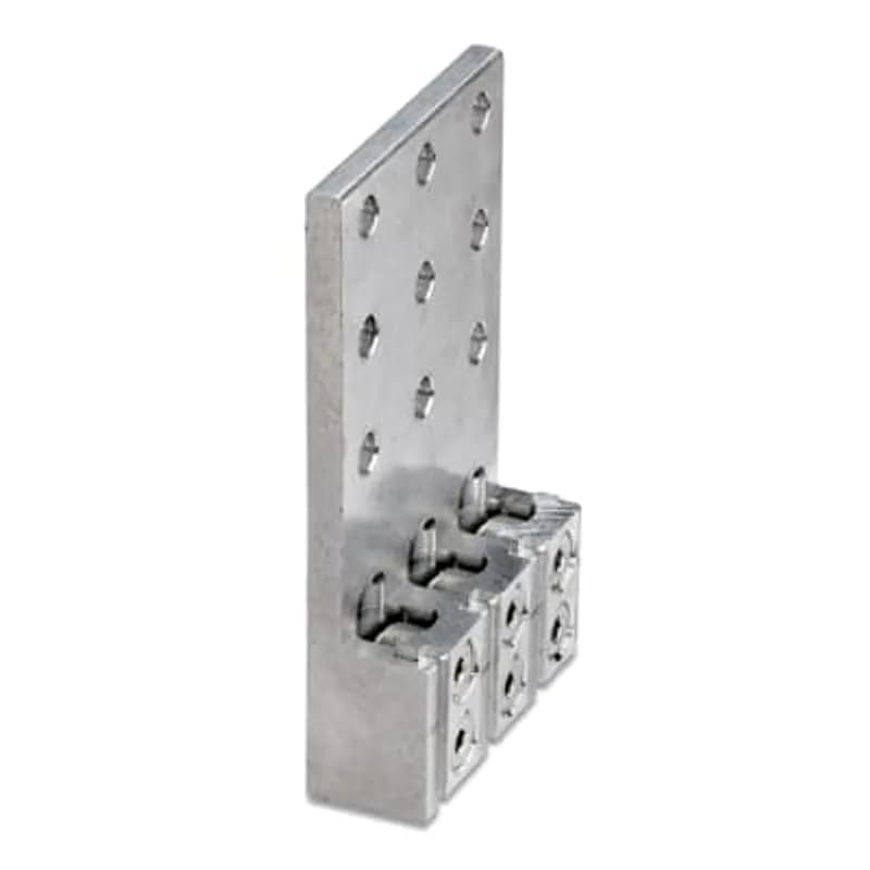 ABB - Installation Products ABK 3750 C - EZ Keeper, Aluminum Transformer Connector, 1/0 - 750 kcmil, Aluminum and Copper, Bolt 1/2 inch, Three Conductor