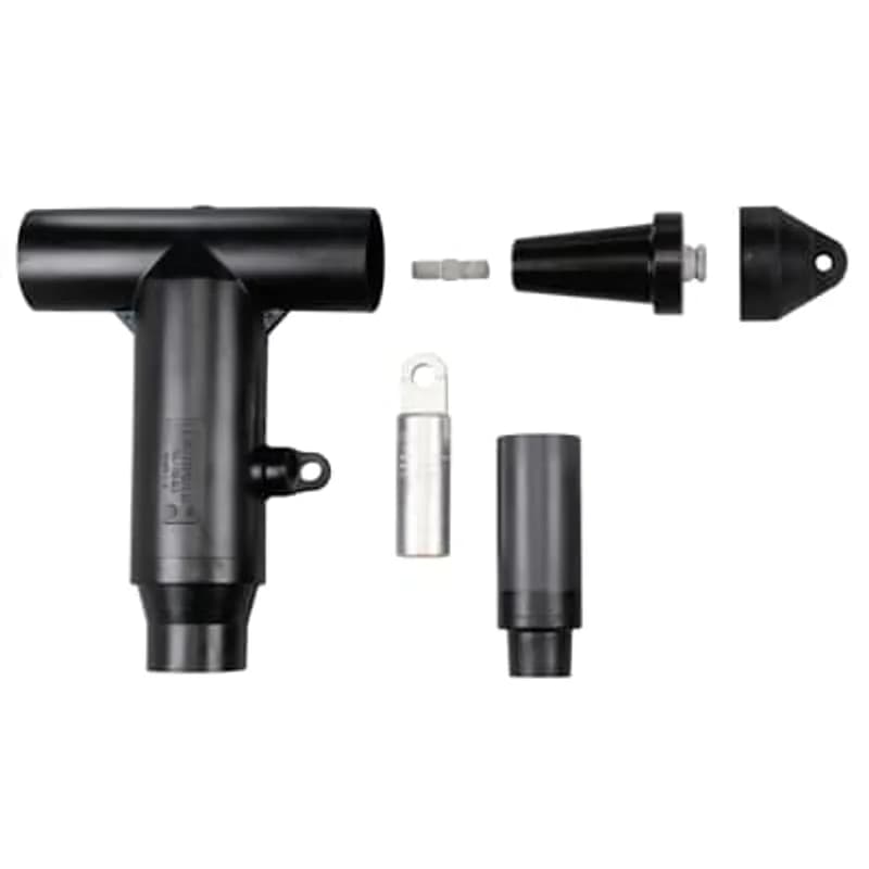 ABB - Installation Products 756LR-Q0410-SG3 - 15/25/35kV, 600 Amp, Deadbreak Elbow, with Test Point (includes Plug, Cap, Stud, Lug and Cable Adapter), Cable Insulation Diameter 1.910-2.120 inches, Aluminum Lug, Conductor Size 1000 kcmils Stranded Compressed, With SG3 Sealing Kit - Cold Shrinkable Seal with Copper Braid and Contant Force Spring.
