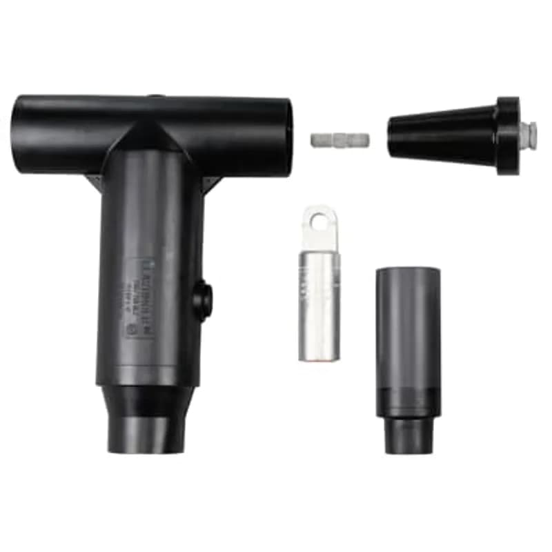 ABB - Installation Products 755LR-L2290 - 600 Amp, 35kV, 600 Series Deadbreak Elbow (with Insulated Plug, Cap, Stud, Lug and Cable Adapter). Cable Insulation Diameter 1.180 inch to 1.465 inch. Copper Compression Lug. Conductor Size AWG or kcmil, Compressed Stranded 300 /Compacted Solid 350 /mmSquared Compact 150.