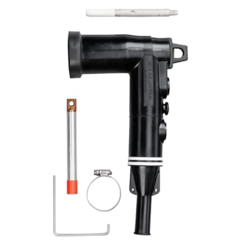 ABB - Installation Products 167ELR-7495-5220 - 15kV, 200 Amp, LoadBreak, Repair Elbow Connector/Extended Elbow, Cable Insulation .740-.950 inches, Bi-Metal Compression Lug, Conductor Size #2 Stranded/Compressed or #1 Compact/Solid. No Seal