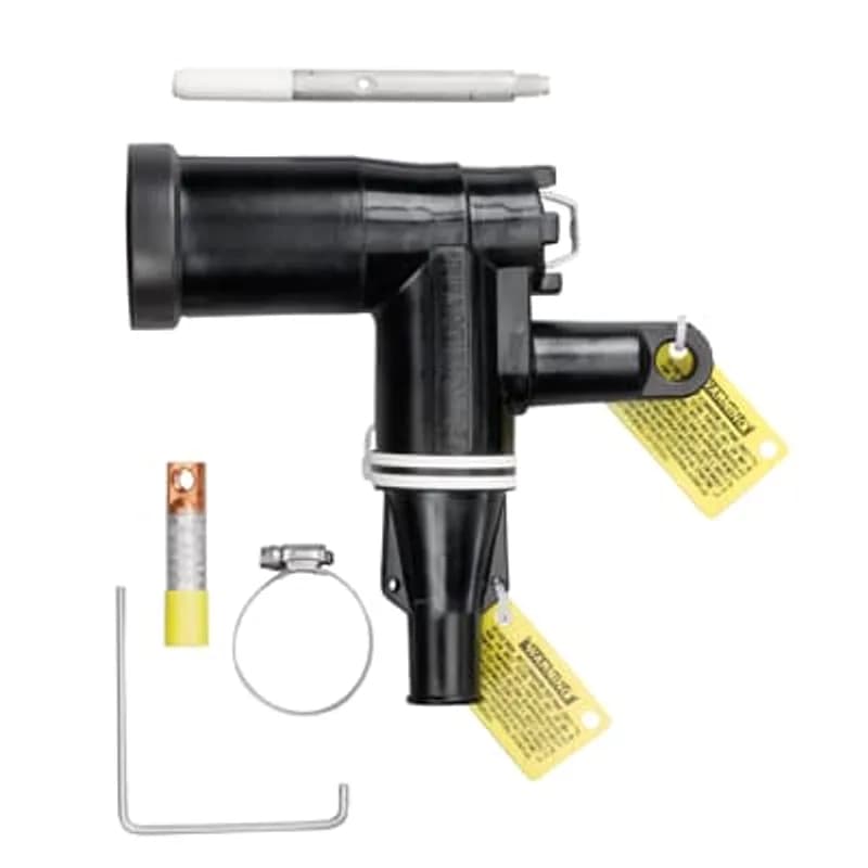 ABB - Installation Products 167DLR-H5270 - 200 Amp, 15kV, Loadbreak Direct Test Elbow Connector, Cable Insulation Diameter 0.850 inch to 1.050 inch. Bi-Metal Compression Lug. Conductor Size AWG Compressed Stranded 4/0 or Solid 250 or mmSquared 26.67.