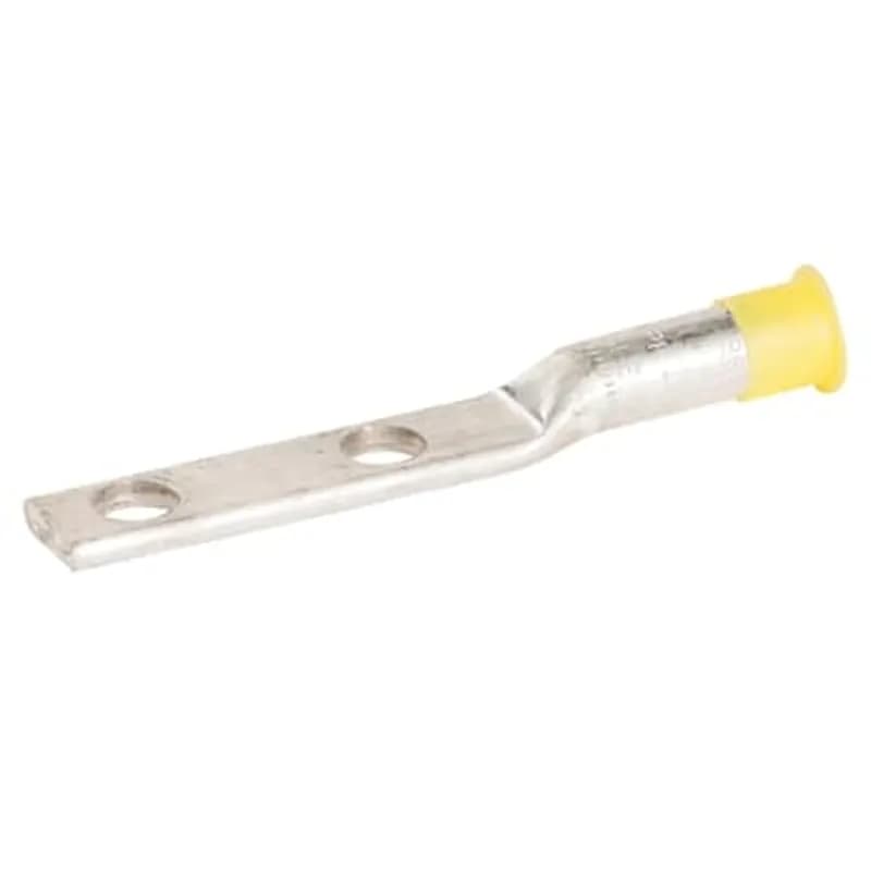 ABB - Installation Products GLE 500 - Aluminum Compression Splice, 500 kcmil Stranded, Compressed or Compact, Dies CSA 28-12T, 317, 426. Oxide Inhibitor with Pink Caps. 4 inch Long x 1-3/16 inch outside Diameter. Oil Stop. Oxide Inhibitor. Pink Caps. Dual Rated for Copper and Aluminum Conductors.