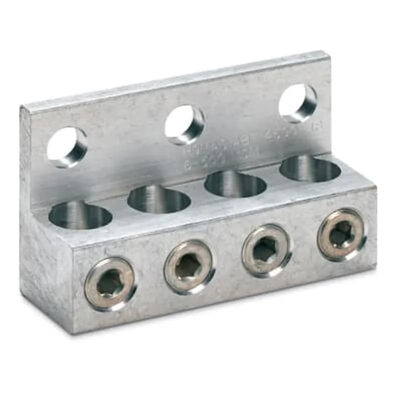ABB - Installation Products ABT 6350-48 C - Aluminum Transformer Connector, #12 - 350 kcmil, Aluminum and Copper, Bolt 1/2 inch, Six Conductor