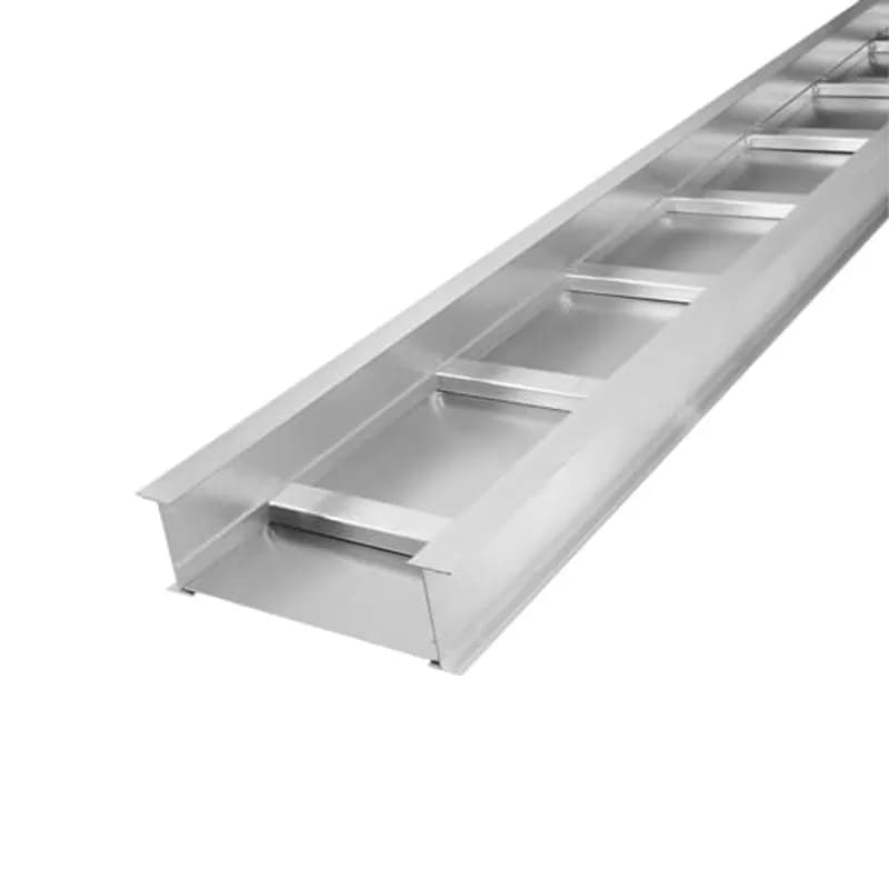 ABB - Installation Products AH6612S288E - Series 6 aluminum straight section H-beam cable tray 6 inches side rail height 12 inches width solid through 288 inches length