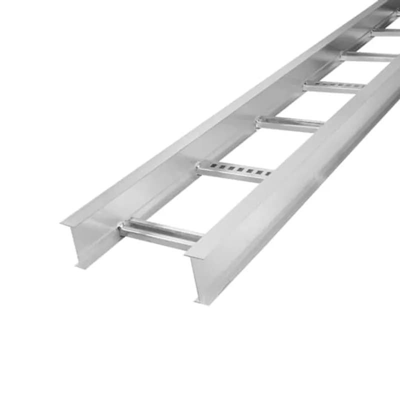 ABB - Installation Products AH7612L12312 - Series 7 aluminum straight section H-beam cable tray 6 inches side rail height 12 inches width ladder 12 inches rung spacing 312 inches length